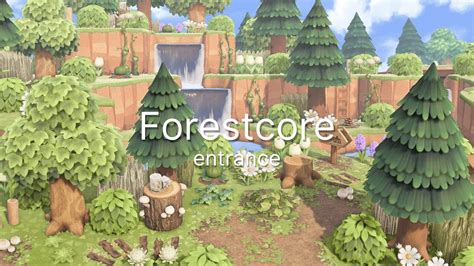 My New Forestcore Entrance Speedbuild ~ Animal Crossing New