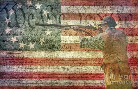 We The People Flag Militia Digital Art By Randy Steele Pixels