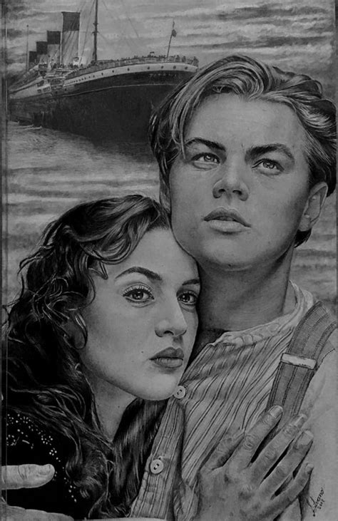 Titanic Jack And Rose Sketch