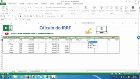 Excel para contadores Cálculo do IRPF Fácil como nunca visto YouTube