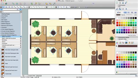 Office Layout Software Create Great Looking Office Plan Office