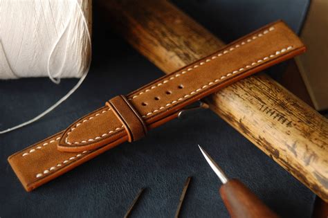 Brown Leather Watch Strap 20mm 18mm 17mm 16mm 19mm 21mm 23mm Etsy