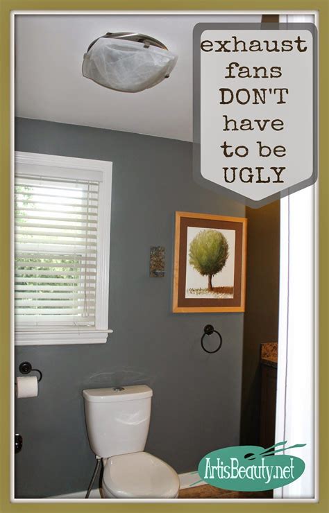 Here you get an exhaust fan with light and heater combo to make your bathroom more valuable. Karin of the blog "Art is Beauty" replaced her bathroom ...