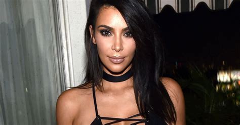 kim kardashian s revealing dress is all about cleavage huffpost