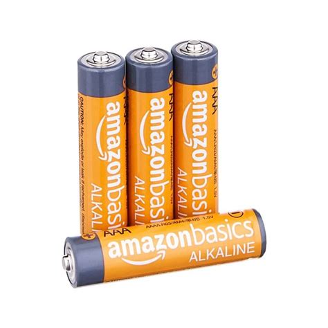 Amazonbasics Aaa 15 Volt High Performance Alkaline Batteries 4 Pack
