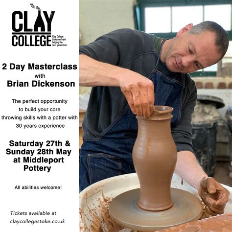 2 Day Hands on Masterclass with Brian Dickenson – Clay College