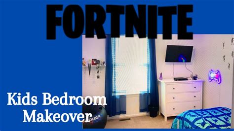 Fortnite Bedroom Makeover Boys Room Kids Room Reveal Youtube