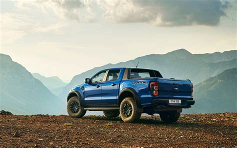 Download Wallpapers Ford Ranger Raptor 2019 Rear View Exterior