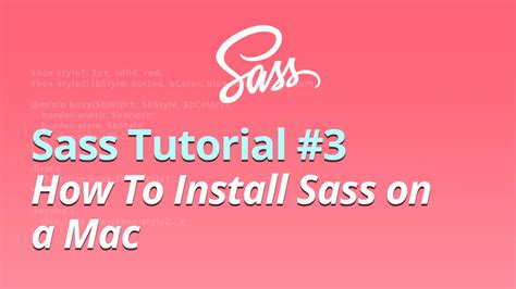 Sass Tutorial For Beginners Learn Scss Sass Crash Course How