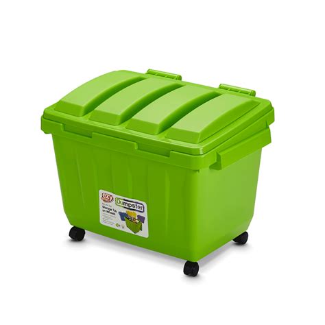 Ezy Storage 80l Green Kids Dumpster Bunnings Warehouse
