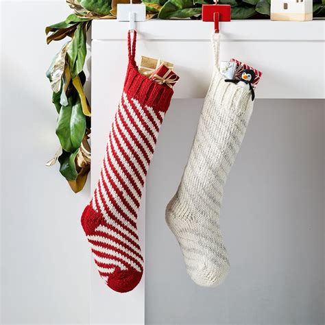 Candy stockings (all 3 results). Candy Cane Striped Stocking | west elm United Kingdom