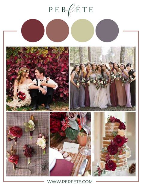 10 Fall Wedding Color Ideas To Consider Perfete