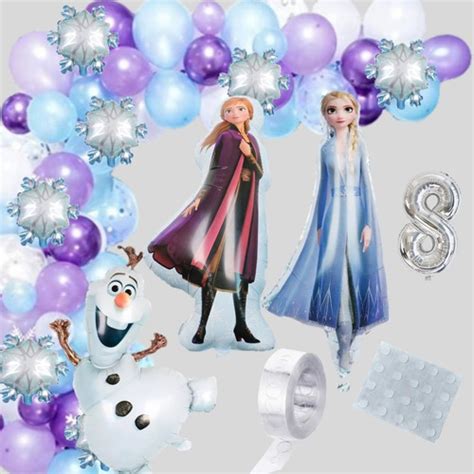 Pack De Globos De Frozen Elsa Ana Y Olaf Piezas EVENTOSESPECIALES AR