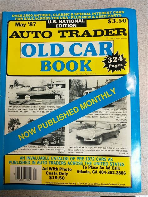 may 1993 vintage auto trader classic ford trader car magazine catalog very good