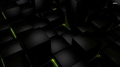Free Cool Black Green Shards Chrome Extension Hd Wallpaper