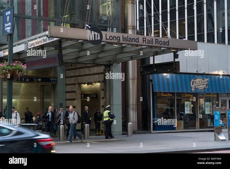 New York City Circa 2017 Penn Station Long Island Railroad Entrance