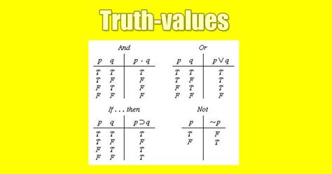 What Is A Truth Value Fact Myth