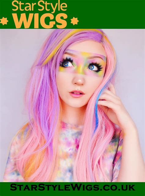 Rainbow Wig Pastel Unicorn Pastel Wigs Rainbow Wig Rainbow Makeup