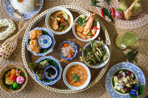The Authentic Thai Dinner Set Menu The Pleasant Tastes Of Southern And