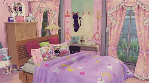Ts4 Sailor Moon Tumblr Sims 4 Bedroom Sims House