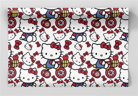 Hello Kitty Wrapping Paper Sheets Set of 3 Birthday Party - Etsy
