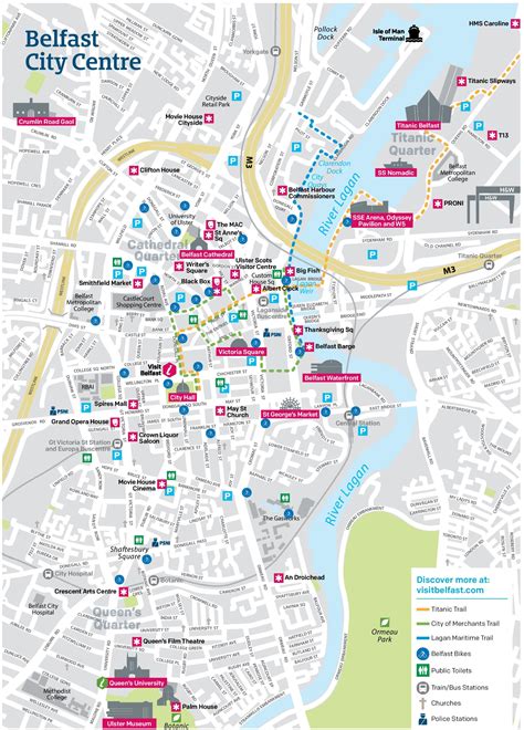 Belfast City Centre Map Printable Map Of West