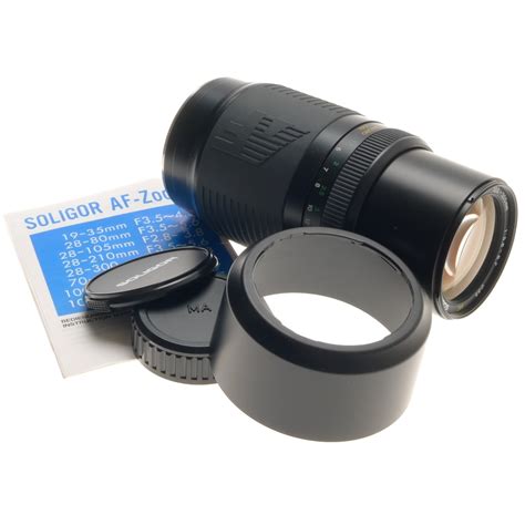 Soligor Zoom Macro 100mm 300mm 156 67 Af Minolta Mount Camera Lens