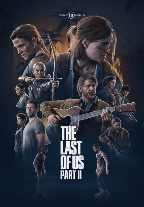 The Last Of Us 2 Fã Cria Pôster Com Personagens Do Jogo
