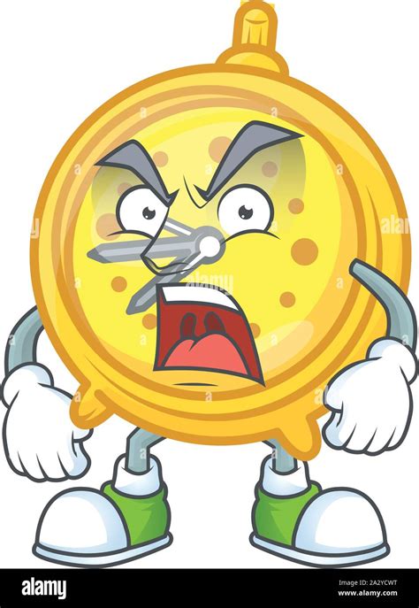 angry alarm clock cartoon with machine classic stock vector image and art alamy