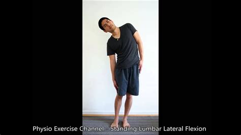 Standing Lumbar Lateral Flexion YouTube