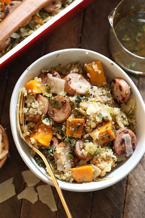 ½ cup bottled chutney, chopped. Chicken Apple Sausage Quinoa Casserole with Shredded ...
