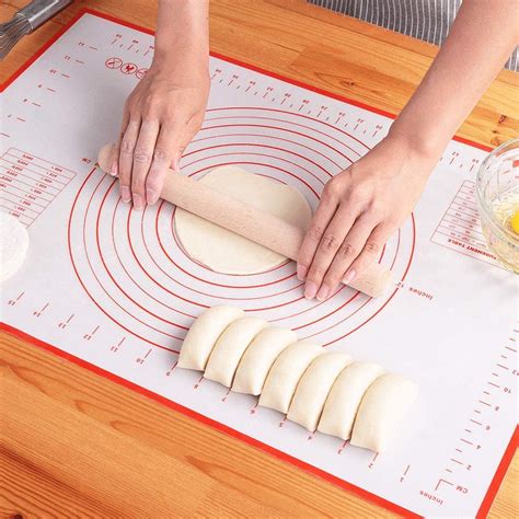 silicone pastry baking mats reusable non slip non stick easy to clean pastry mat with