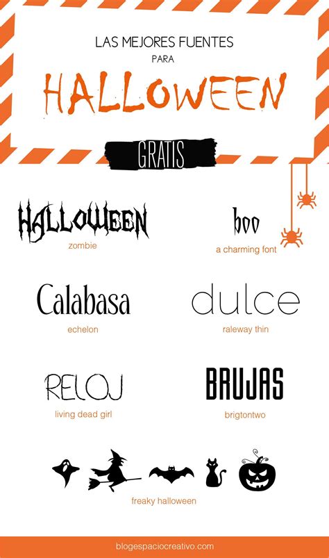 Fuentes Tipográficas Para Halloween Blog Espacio Creativo Letras