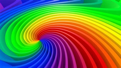 3d Colorful Abstract Twisted Spiral Full Hd Video Multicolored Fantasy Swirl Animation Motion
