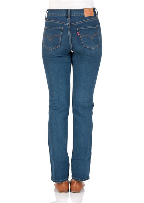 Levis Damen Jeans 314 Shaping Straight Fit Blau Shaker Maker