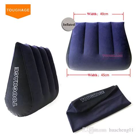 Inflatable Sex Pillow For Adults Toughage Triangle Wedge Bed Cushion