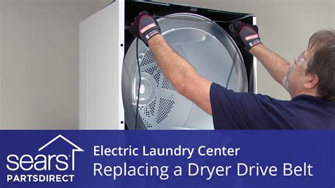 How To Replace An Electric Laundry Center Dryer Drive Belt Kenmore