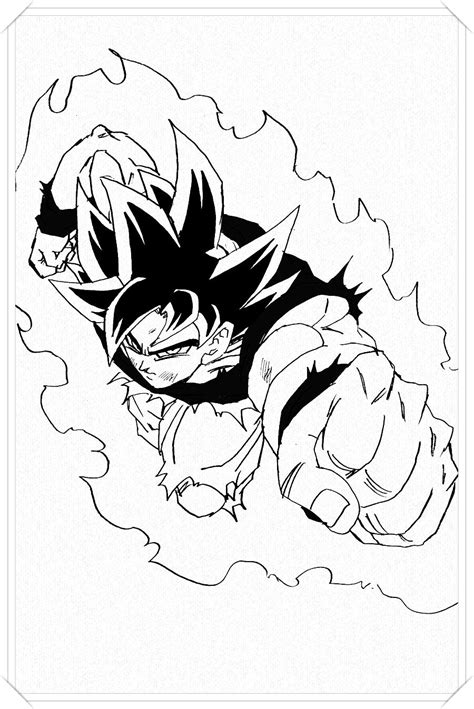√ 100 Mais Goku Para Colorear Ultra Instinto Imagenes De Goku Para