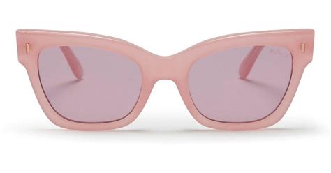 Mulberry Kate Sunglasses In Light Pink Acetate In Pink Lyst
