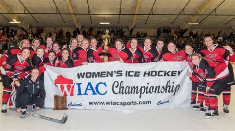 Womens Hockey Wins Wiac Championship University Of Wisconsin River