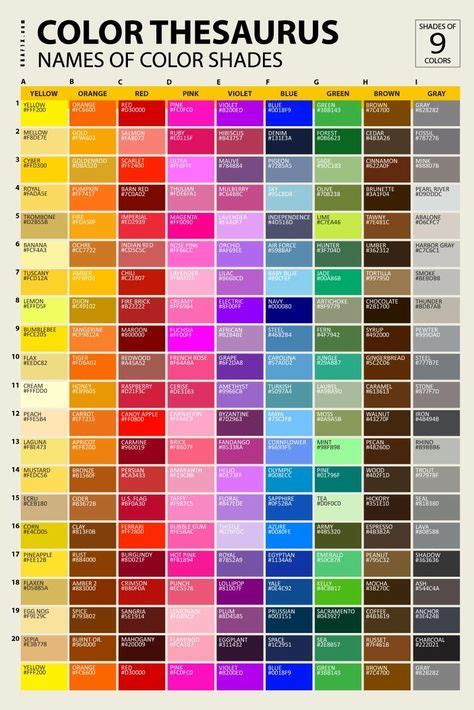 Choose the spray paint for cars or other purposes. list-of-colors-and-color-names-neutral | Green color names ...