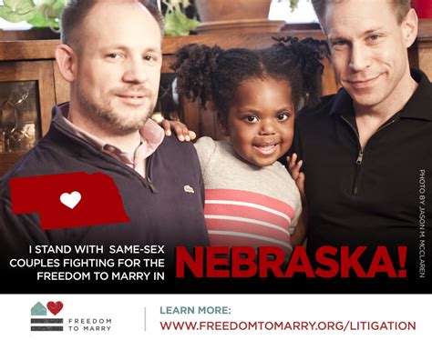 Same Sex Couples And The Aclu File Case Seeking To Overturn Nebraska Marriage Ban Freedom To Marry