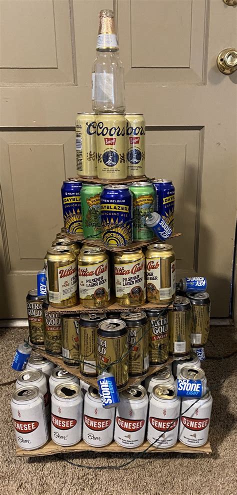 How To Make A Beer Can Christmas Tree
