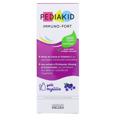 Pediakid Immuno Fort 125ml Forme And Vitalité