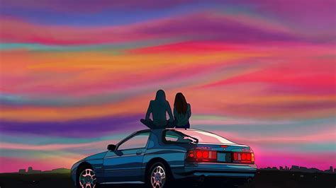 Car Sunset Wallpapers Top Free Car Sunset Backgrounds Wallpaperaccess