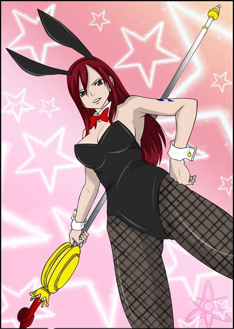 Bunny Erza By The Rov On Deviantart