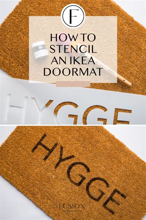 How To Stencil An Ikea Doormat And A Diy Doormat Round Up Door Mat