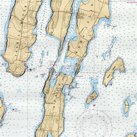 Depth Chart Lake Champlain