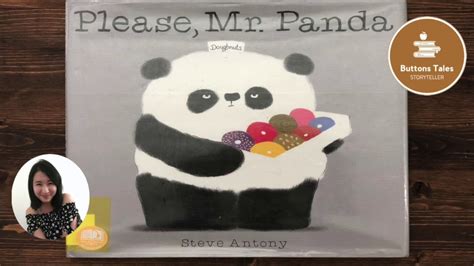 Please Mr Panda By Steve Antony Read Aloud Childrens Book Buttons