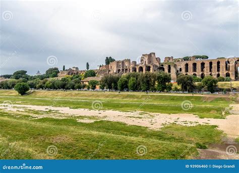 View of Palatine Hill and Imperial Palace from Circus Maximus - Rome